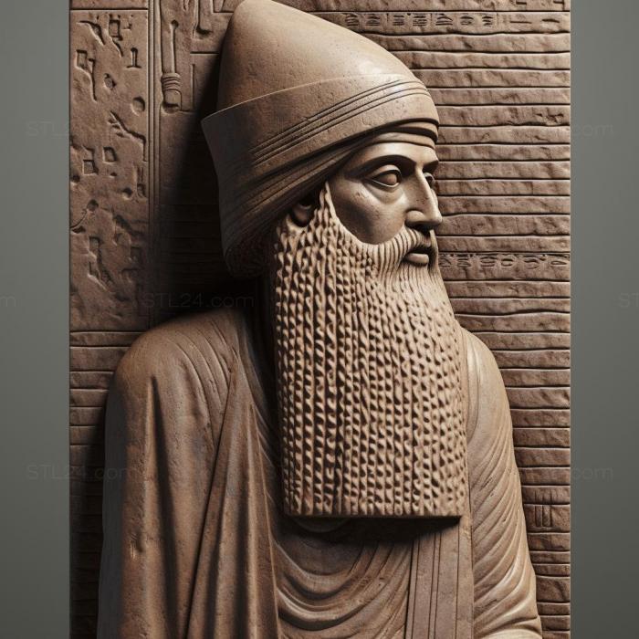 Famous (Hammurabi 2, 3DFMS_6905) 3D models for cnc